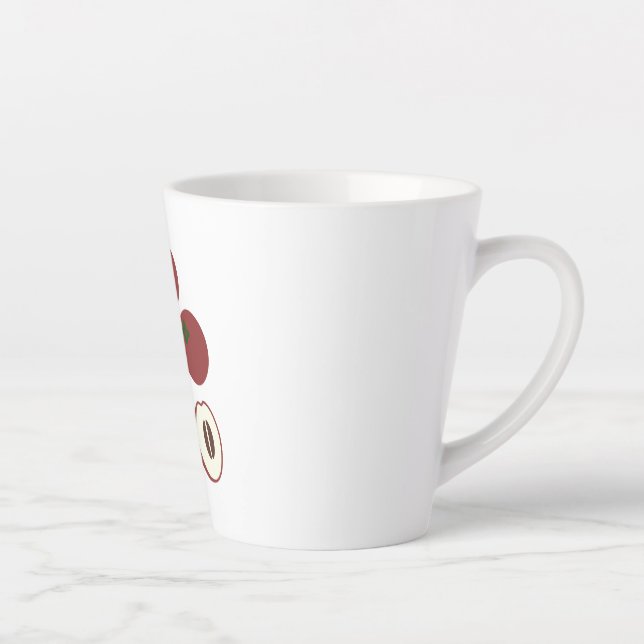 Velvet Apple Latte Mug (Right)