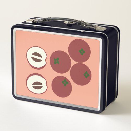 Velvet Apple Metal Lunchbox