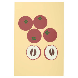 Velvet Apple Metal Wall Art
