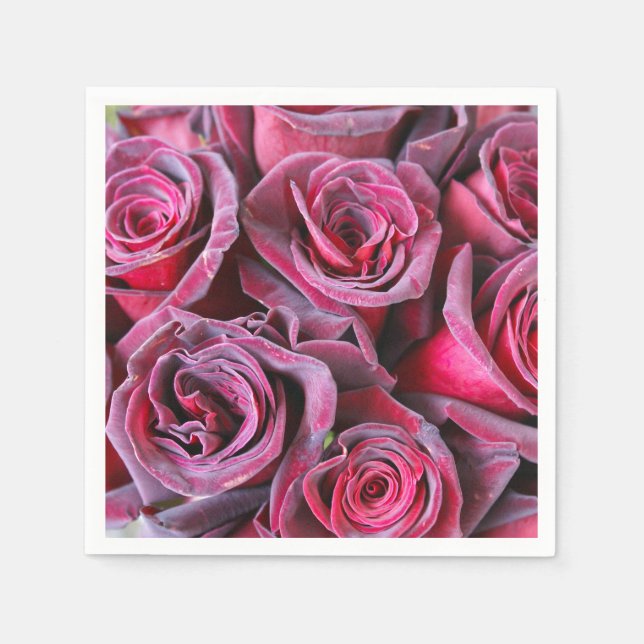Velvet Beauty Paper Napkins (Front)