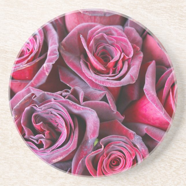 Velvet Beauty Sandstone Coaster (Front)