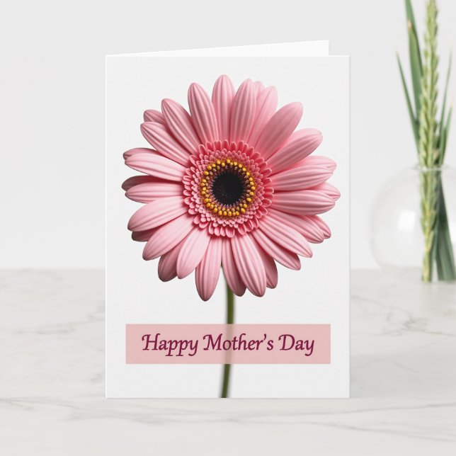 Velvet Center Mothers Day Card (Front)
