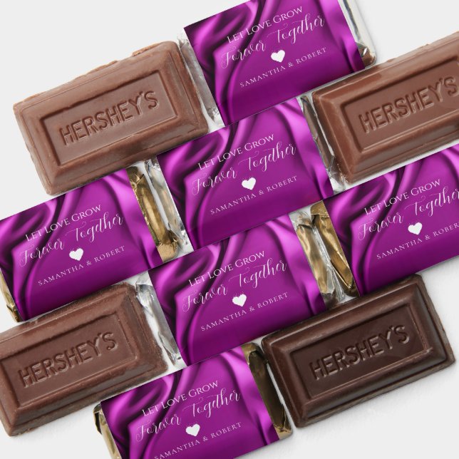 Velvet Chic Wedding Bridal Favor Chocolate (Assorted)