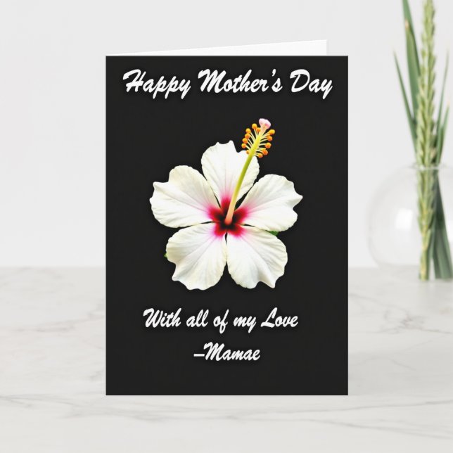 Velvet Darkness Mothers Day Card (Front)