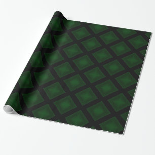 Velvet Diamonds (Green) Wrapping Paper