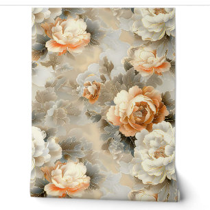 Velvet Fall Whispers Botanical Wallpaper