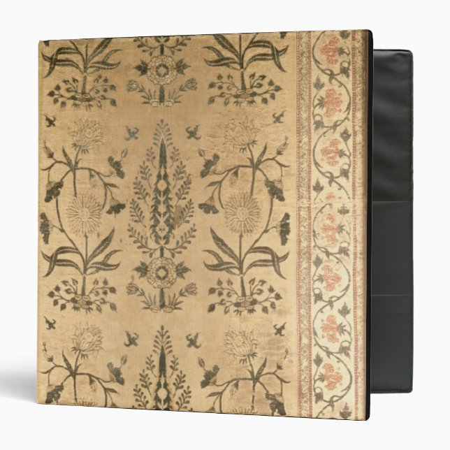 Velvet floor spread, Moghul, Shah Jahan period, 16 3 Ring Binder (Front/Inside)