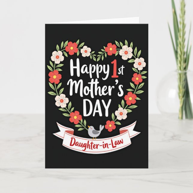 Velvet Floral Celebration Card (Front)