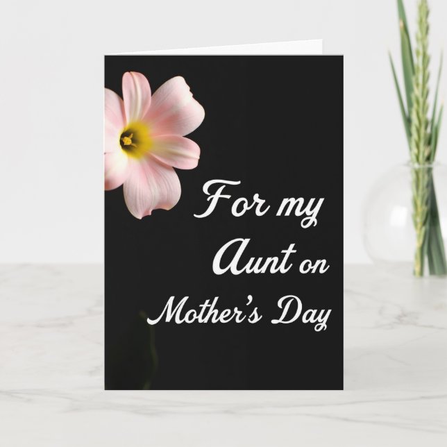 Velvet Flower Custom Card (Front)