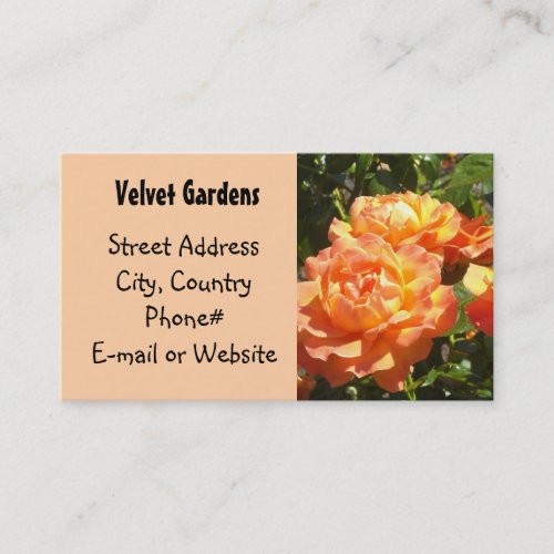 Velvet Gardens _ Rose Business Card