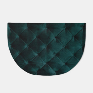 Velvet Green: Malachite Textile Elegance Doormat