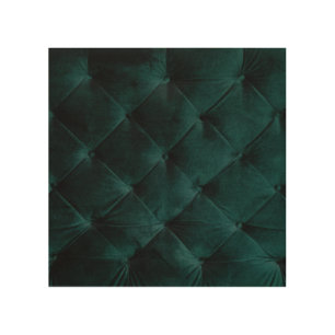 Velvet Green: Malachite Textile Elegance Wood Wall Art