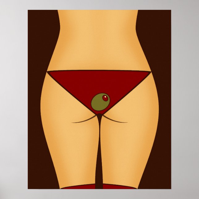 Velvet Martini Bikini Poster (Front)