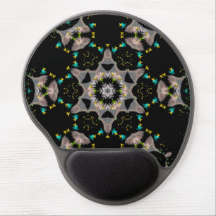 Velvet Night Kaleidoscope Gel Mouse Pad