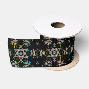 Velvet Night Kaleidoscope Satin Ribbon