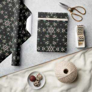 Velvet Night Kaleidoscope  Wrapping Paper