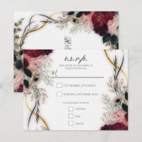 Velvet Plum Garden Floral Greenery Wedding 