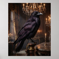 Velvet Raven Chandelier
