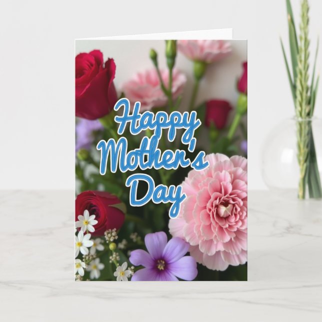 Velvet Rose Celebration Card (Front)