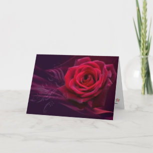 Velvet Rose Greeting Card