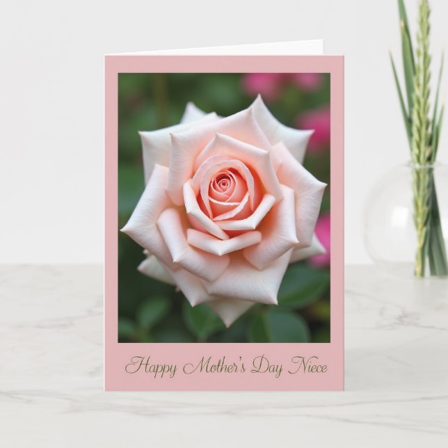 Velvet Rose Warm Wishes Card (Front)