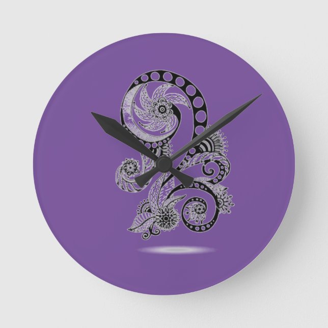 Velvet Round Clock (Front)