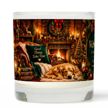 Velvet Royale Teakwood Christmas Candle