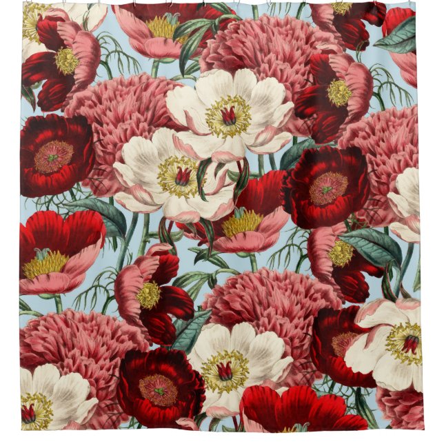 Velvet Shower Curtain (Front)