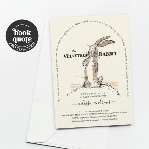 Velveteen Rabbit Baby Shower Invitation