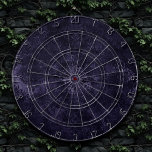 Velvety Midnight Damask | Indigo Purple Grunge Dart Board<br><div class="desc">90s Grunge, All Grown Up! Edgy and dramatic gothic-inspired dark velvety baroque damask in deep rich hued palette creates an opulent vintage crushed velvet texture. From the luxurious and sophisticated "Moody Jewel Tones" collection, this novelty modern contemporary mixed medium unisex (yet feminine) abstract effect adds perfect pop of dusky muted,...</div>