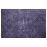 Velvety Midnight Damask | Indigo Purple Grunge Fabric