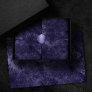Velvety Midnight Damask | Indigo Purple Grunge Tissue Paper