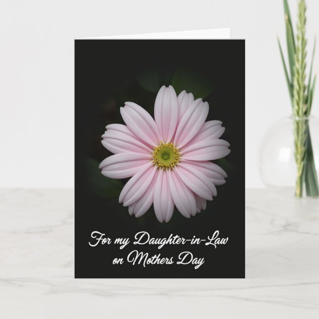 Velvety Mothers Day Blossom Card (Front)