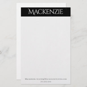 Velvety Onyx Damask Black Vampy Grunge Custom Stationery