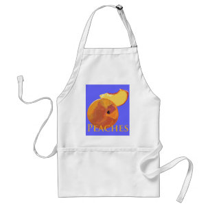 Velvety Peaches Adult Apron