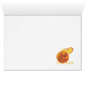 Velvety Peaches Cards (Inside Horizontal (Bottom))