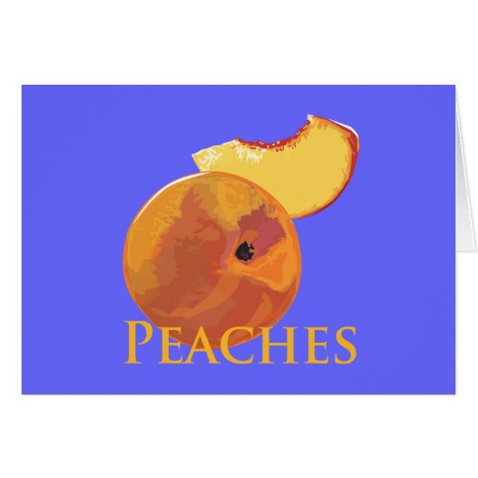 Velvety Peaches Cards (Front Horizontal)