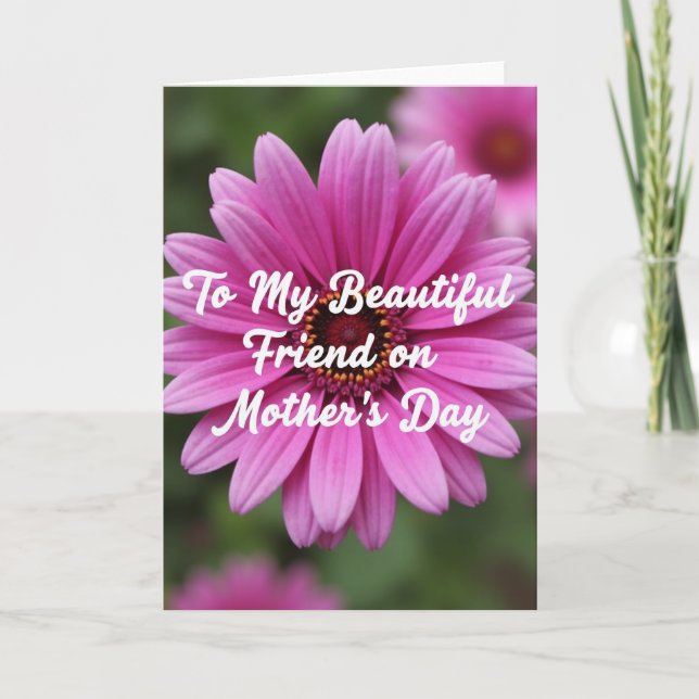 Velvety Petal Mothers Day Card (Front)