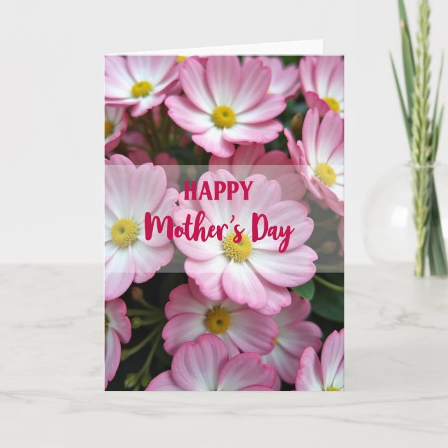 Velvety Petals Mothers Day Card (Front)