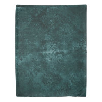 Velvety Teal Damask | Dark Green Grunge Baroque