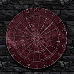 Velvety Wine Damask | Bordeaux Sangria Grunge Glam Dart Board<br><div class="desc">90s Grunge, All Grown Up! Edgy and dramatic gothic-inspired dark velvety baroque damask in deep rich hued palette creates an opulent vintage crushed velvet texture. From the luxurious and sophisticated "Moody Jewel Tones" collection, this novelty modern contemporary mixed medium unisex (yet feminine) abstract effect adds perfect pop of dusky muted,...</div>