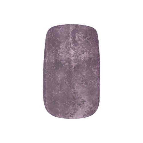 Velvety Wine Damask  Bordeaux Sangria Grunge Glam Minx Nail Art