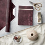 Velvety Wine Damask | Bordeaux Sangria Grunge Glam Wrapping Paper