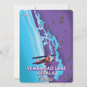 Vembanad Lake ,India travel poster