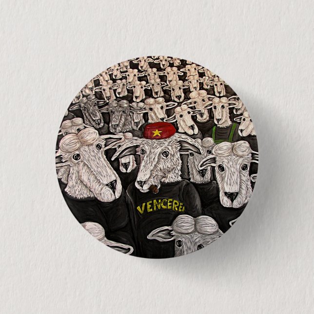 Venceremos Button (Front)