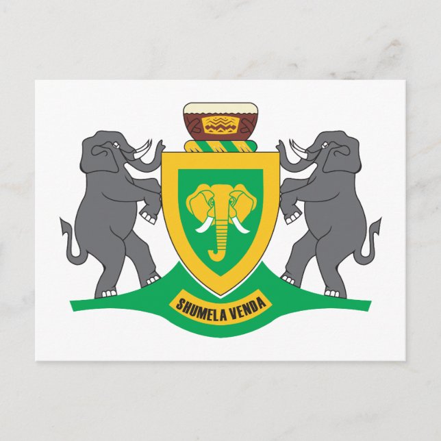 Venda Coat of Arms Postcard (Front)