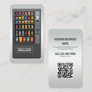 Vending Custom QR Business Card