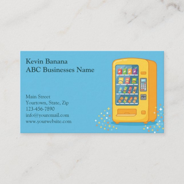 Vending Machine Business Card (Front)