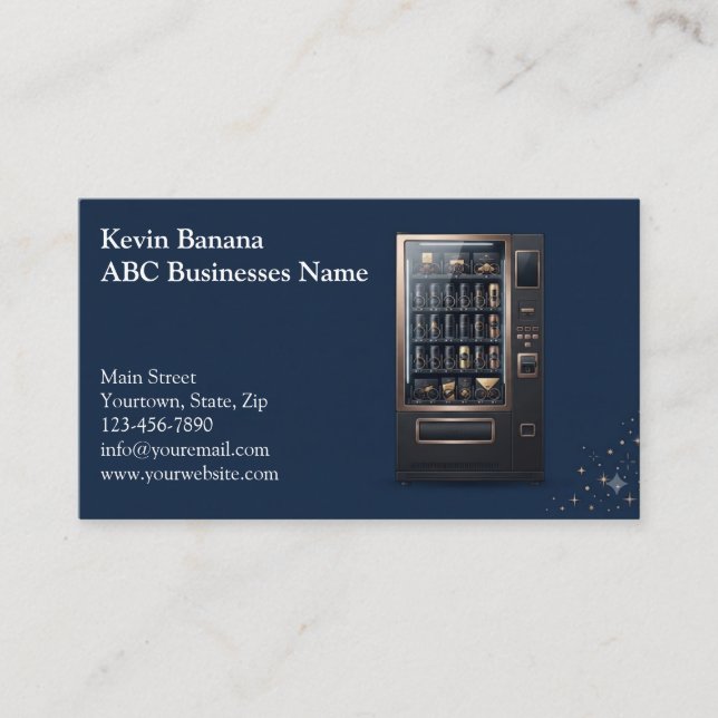 Vending Machine Business Card (Front)