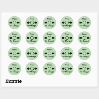 Vending Machine Coin Return Sticker